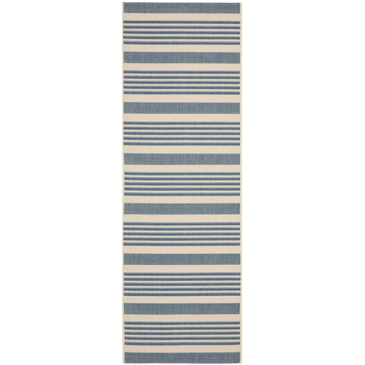 Safavieh Indoor Outdoor Cy6062-233 Courtyard Beige / Blue Rug